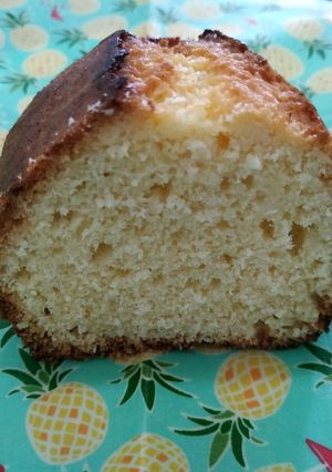 Una foto de Budín de coco
