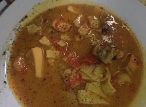 Una foto de Cazuela de Mariscos