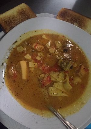 Una foto de Cazuela de Mariscos