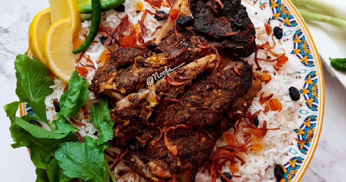 Resep Omani Shuwa (Traditional Omani Slow Cooked Lamb) oleh Noof's Kitchen Cookpad