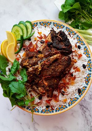 Foto resep Omani Shuwa (Traditional Omani Slow Cooked Lamb)