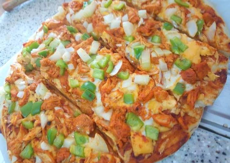 Recipe of Favorite Tandoori pizza