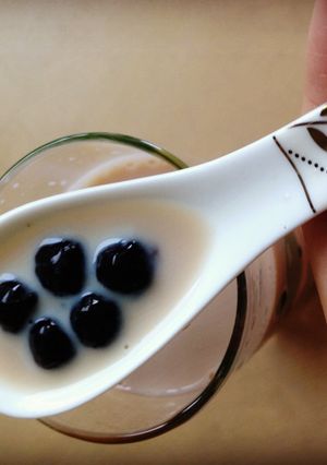 A picture of Bubble Tea from scratch.