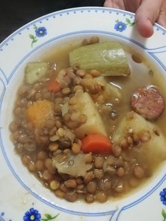 Una foto de Lentejas