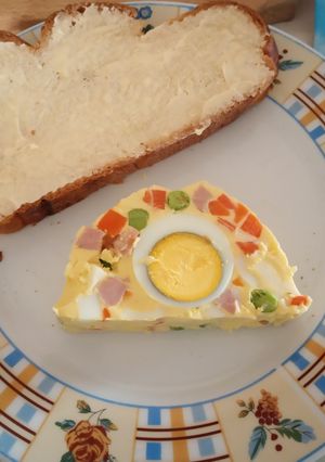 Aszpikos szivárvány szelet recept fotója