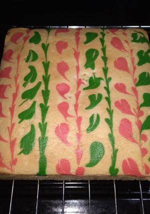 Foto resep Bolu santan batik, 2 telor