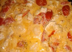 Una foto de Pollo salteado con Cherry para pasta
