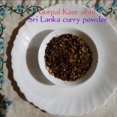A picture of Sri Lankan curry powder.