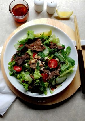 Foto resep Vietnamese Beef Salad #FestivalResepAsia #Vietnam #DagingSapi