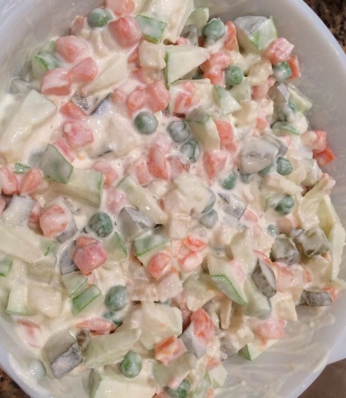 Franciasaláta recept fotója