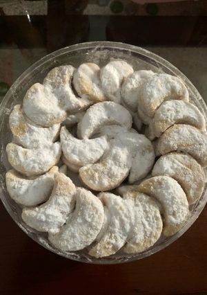 Foto resep Kue Lebaran: Kue Putri Salju Lumer