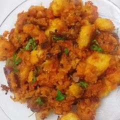Bread poha A picture of Bread poha.