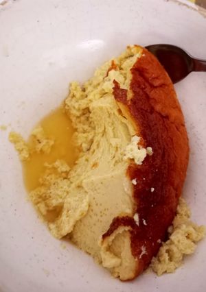 Una foto de Flan saludable en freidora de aire 🍮 con poca azúcar!