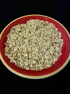 A picture of Pressed rice mixture.