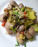 Bao tử cá xào cải chua