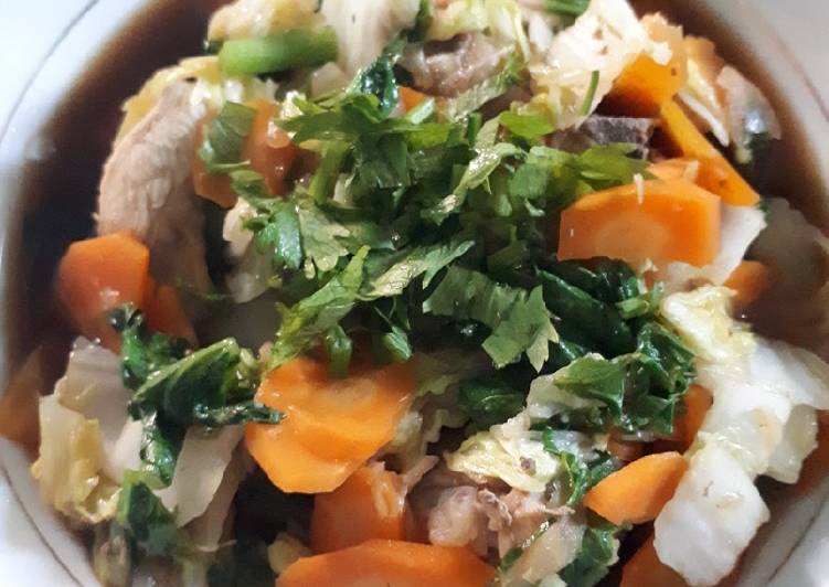 Resep Ayam sayur Anti Gagal