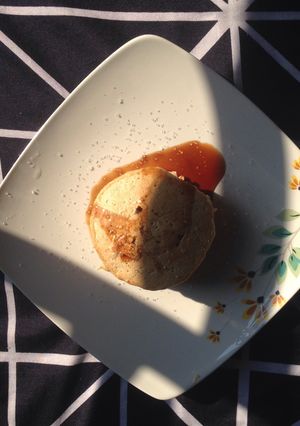 Hình của món Bánh yến mạch rán.