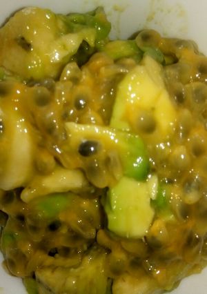 A picture of Simple fruit salad.