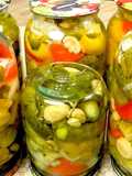 Закуска на зиму из маринованных овощей. Просто и быстро | Snack for the winter of pickled vegetables