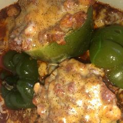 A picture of Easy taco stuffed peppers.