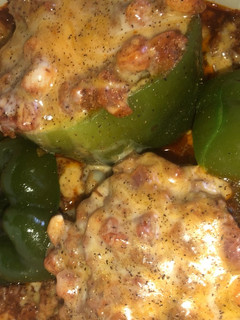 A picture of Easy taco stuffed peppers.