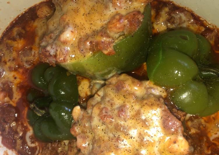 Easy taco stuffed peppers