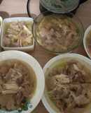 Холодец из курицы и рульки свиной