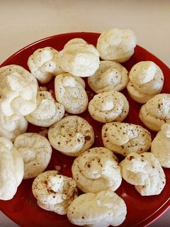Una foto de Suspiritos de merengue sin azúcar