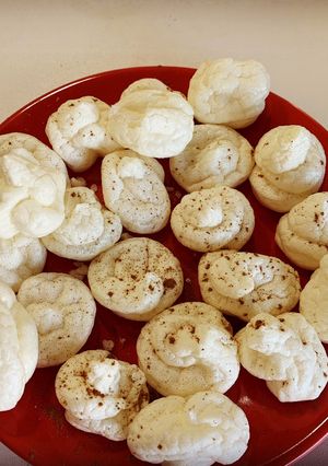 Una foto de Suspiritos de merengue sin azúcar