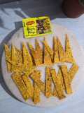 Maggi Masala Lavash bread (Crispy flat bread)