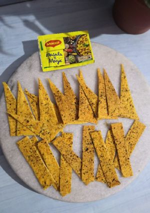 A picture of Maggi Masala Lavash bread (Crispy flat bread).