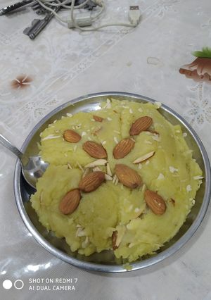 શક્કરિયાનો શીરો(Sweet potato halwa recipe in Gujarati) રેસીપી મુખ્ય ફોટો