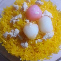 A picture of Zardah in desi ghee.