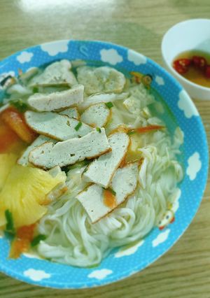 Hình của món Bún chả cá.