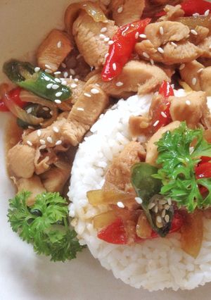 Foto resep Chicken Teriyaki With Oregano