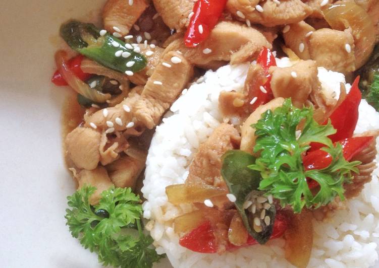 Resep Chicken Teriyaki With Oregano yang Enak Banget