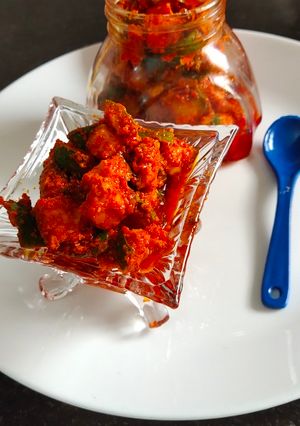A picture of Mango pickle.