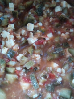Una foto de Calabacitas con queso