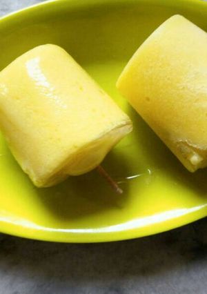 A picture of Mango Ice cream.