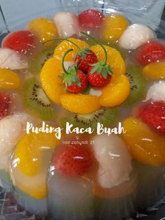 Foto resep Puding Kaca Buah