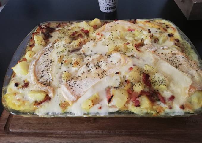 Simple Way to Prepare Super Quick Homemade Tartiflette montagnarde ❤️