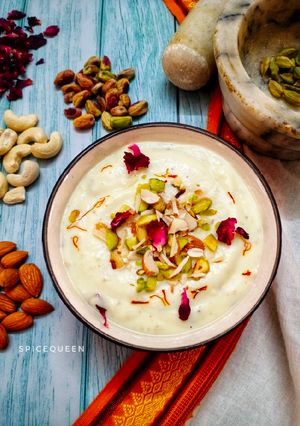 A picture of Dryfruit Shrikhand.