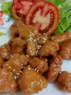 Foto resep Ayam crispy saus telur asin (Royco)