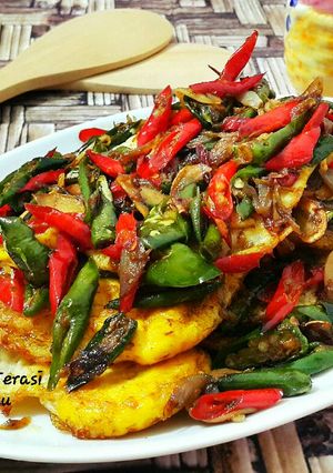 Foto resep Ceplok Masak Terasi Cabai Hijau
