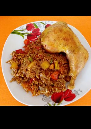 A picture of Carribean rice.