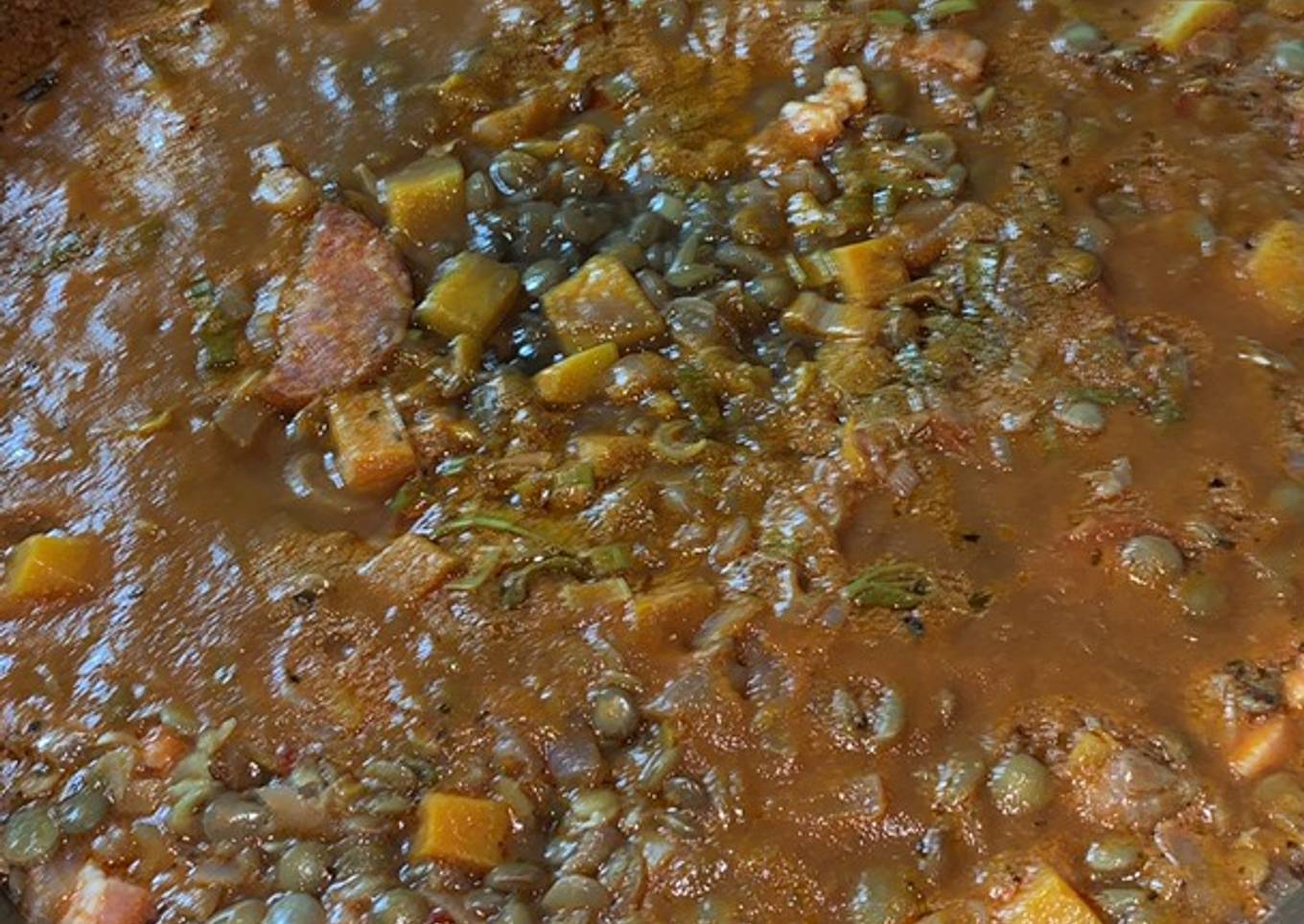 Guiso de lentejas a mi manera