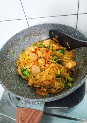 Foto resep Bihun Sayur Seafood