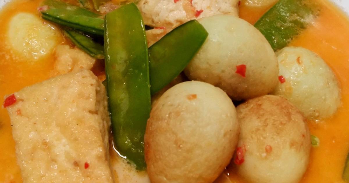 Resep Lodeh Ercis Tahu Telur Puyuh Oleh Juwita Permata Sari Cookpad