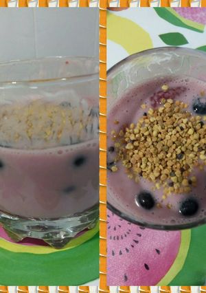 Foto principal de Frutas rojas con yogur y polen