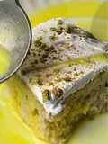 Holiday Rasmalai Tres Leches Cake (egg free)